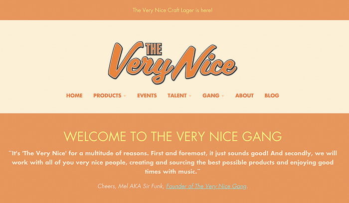 The image for The Very Nice Homepage Grab